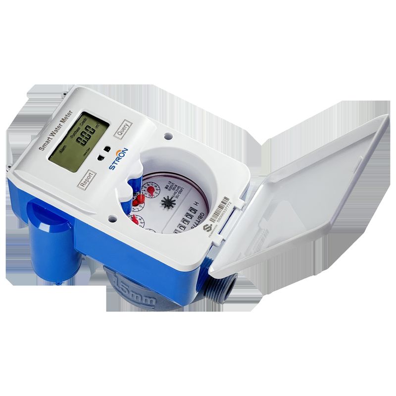 NEMSA Sertifikalı STS Bölünmüş Tuş Takımı Ön Ödemeli RF Pirinç/Plastik Akıllı Su Sayacı ve CIU