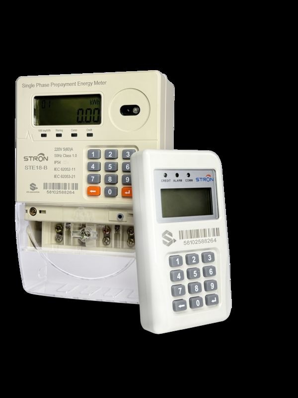 Mobil Ödeme Hazır Akıllı Ön Ödemeli Elektrik Sayacı, 10 Yıllık Veri Kaydı ve İzinsiz Müdahale Otomatik Kesme Özelliği