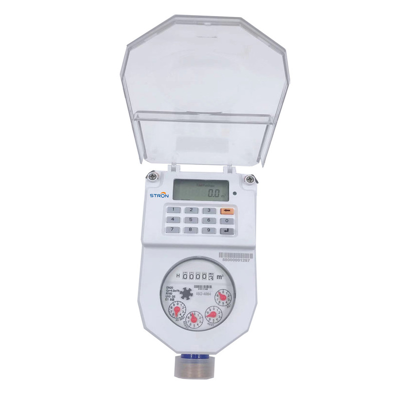 STS Integrated Keypad Smart Water Meter with Free Vending Software and 2 Years Warranty IP68 Brass Material