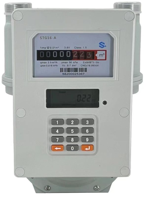STS Standard All-in-One Ödeme öncesi gaz ölçümcüsü - M-PESA şarjını, NB-IoT uzaktan izlemeyi, konut kullanımı için taklit edilemez