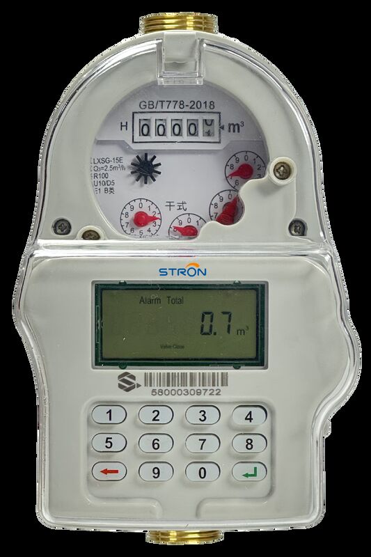 Yaşam süresi 100000 saat, vücut duyarlı anahtar tipi ve M-PESA mobil ödeme ile önceden ödenen su sayacısı