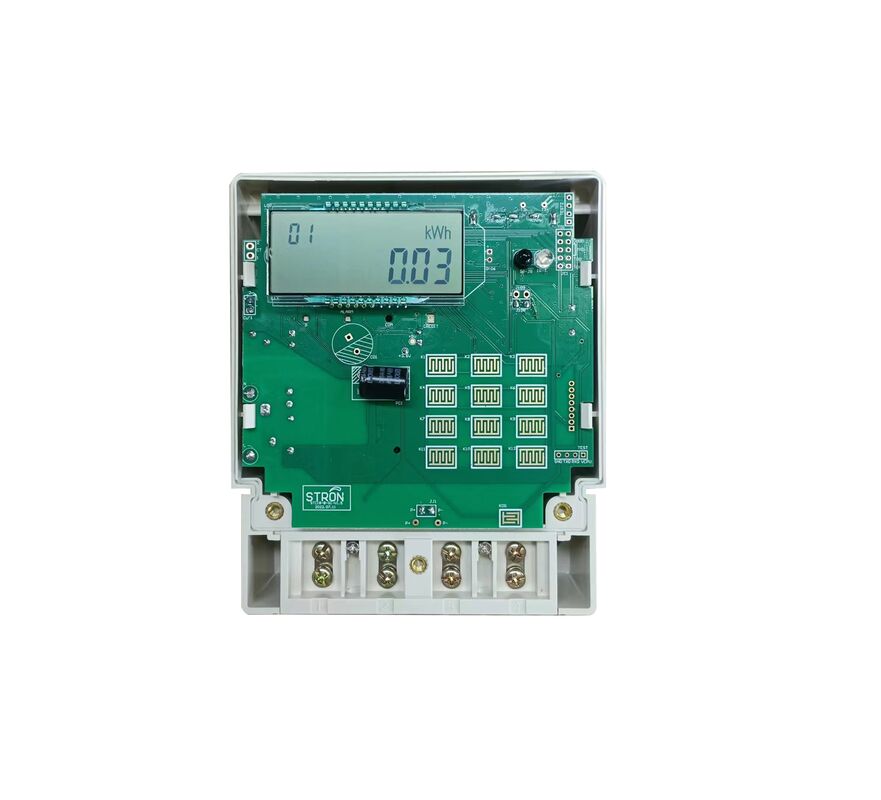 Sıcak Satış STS Tek Fazlı M-PESA Tuş Takımlı Akıllı Ön Ödemeli Elektrik Sayacı LCD Ekranlı Sınıf 1.0 Doğruluk Satış Sistemi