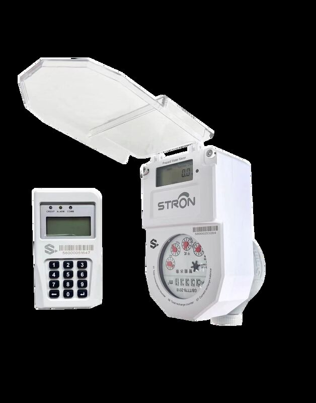 Soğuk Su Ölçücüsü 0 ila 40 Derece Sarsı Su Tüketimi İzleme Çözümleri için LoRaWAN İletişim Protokolüne Sahip Akıllı Su Ölçücüsü