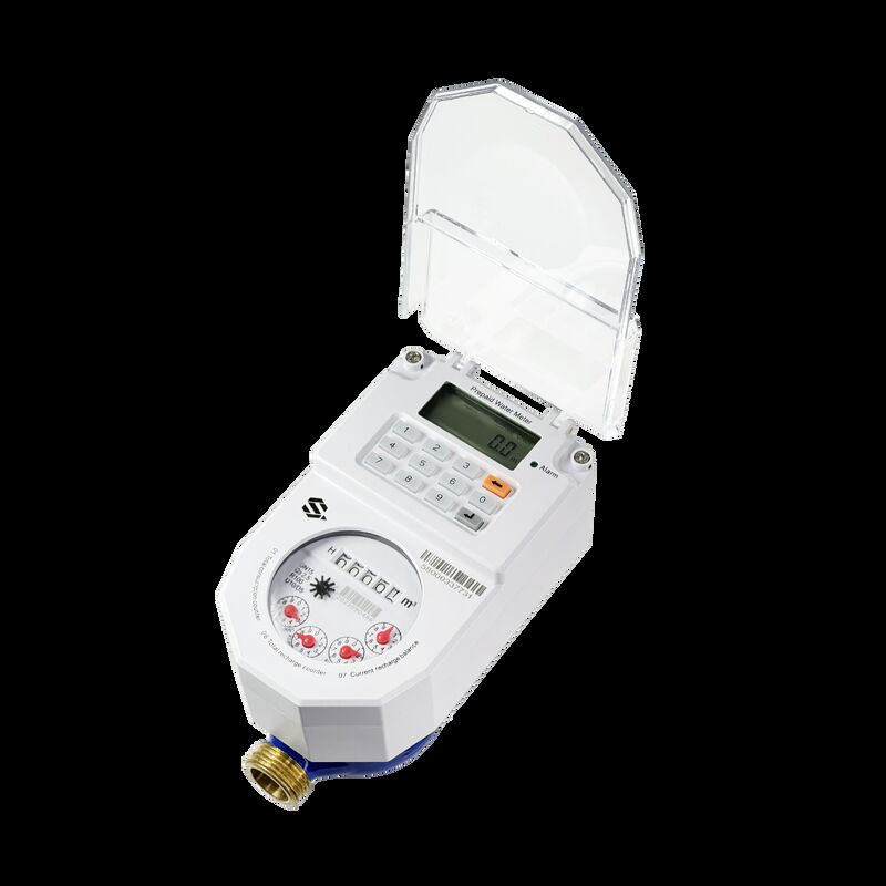 Sıcaklık 0C-50C Akıllı Su Sayacı Metal Konstrüksiyon Endüstriyel ve Ticari Uygulamalar için Hassas Ölçüm