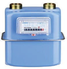 İki Borulu 0.8L Kompakt Gaz Akış Ölçer, 1.6m3 / H Diyaframlı Gaz Sayacı