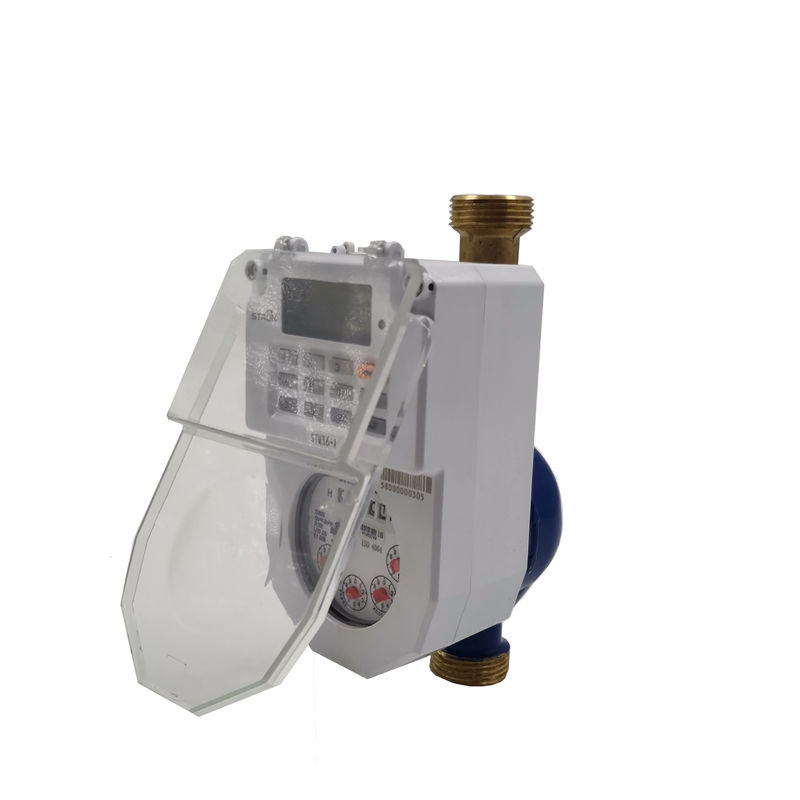 IP68 multi-jet prepayment keypad dry-type smart water meter with brass body