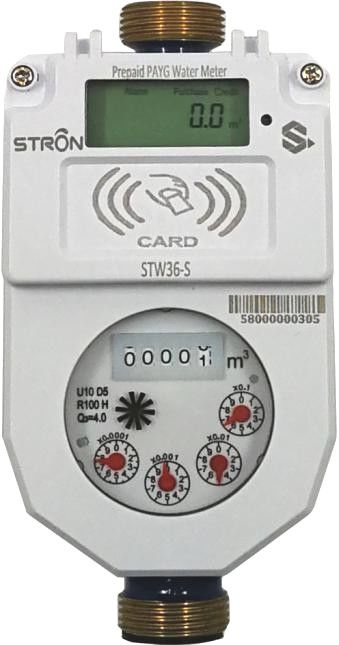 STS Belgeli Multi Jet 1/2 & quot; Akıllı Su Sayacı IC Kart Tipi