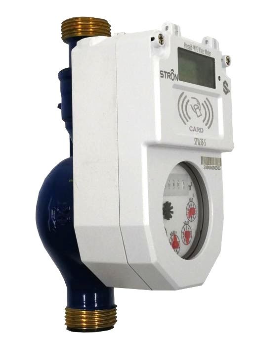 STS Belgeli Multi Jet 1/2 & quot; Akıllı Su Sayacı IC Kart Tipi