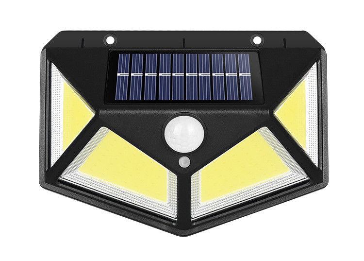 Avlu Solar Dış Duvar Lambaları 100LED Gövde İndüksiyon Koridor Işıkları