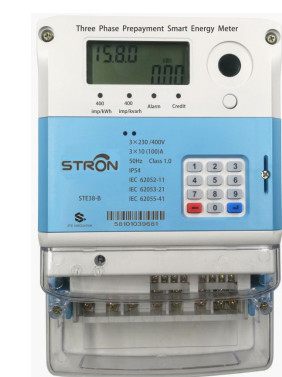 80A Tek Fazlı Dijital Enerji Ölçer, 230V Ön Ödemeli Elektrik Sayacı