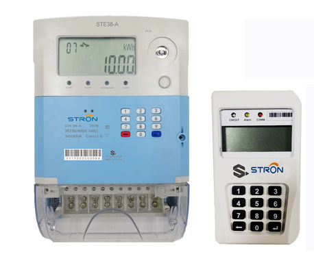 STE38-G GPRS Stron STS Standart Ön Ödemeli Üç Fazlı Dört Telli Elektrik Sayacı