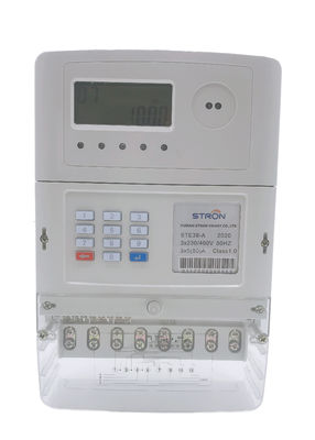 Stron STS Standart Ön Ödemeli Bölünmüş Üç Fazlı Elektrik Sayacı, CIU ile