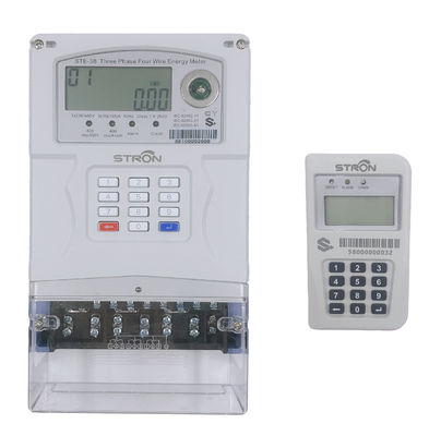 Üç Fazlı STS Standart Bölünmüş Tuş Takımı Tipi Akıllı Uzaktan Kumandalı Elektrik Sayacı Cep Telefonuyla Öde