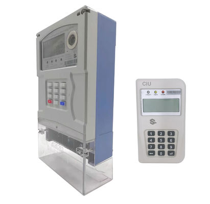 Tuş Takımı STS Standart Ön Ödemeli Bölünmüş Üç Fazlı Elektrik Ölçer CIU ile Anti Sabotaj
