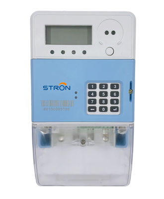 60HZ 8kV Tek Fazlı Akıllı Ön Ödemeli Elektrik Ölçer STS Standardı